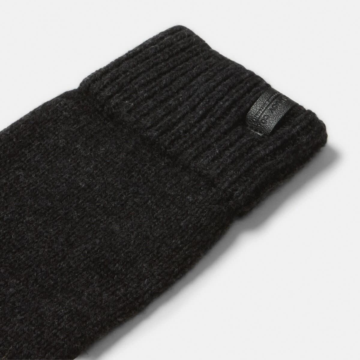 2 Wool Fingerless Gloves Gry Marle, 2 of 3