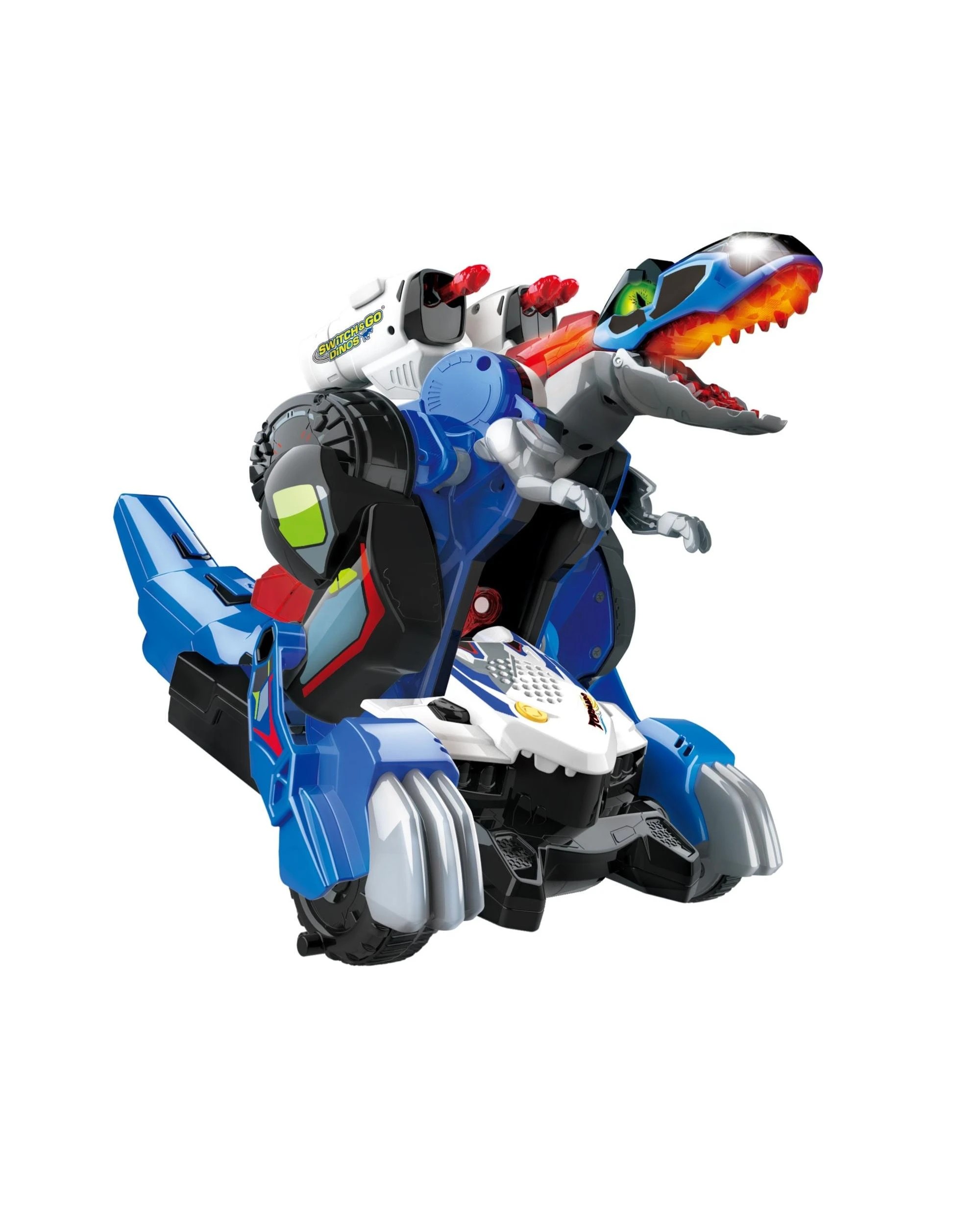 2 VTech Switch and Go Dinos Tornado the RC T-Rex, 2 of 10