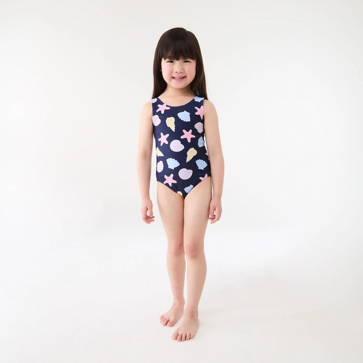 4 One Piece Swimsuit SEA SHELL DEEP INDIGO, 4 of 8