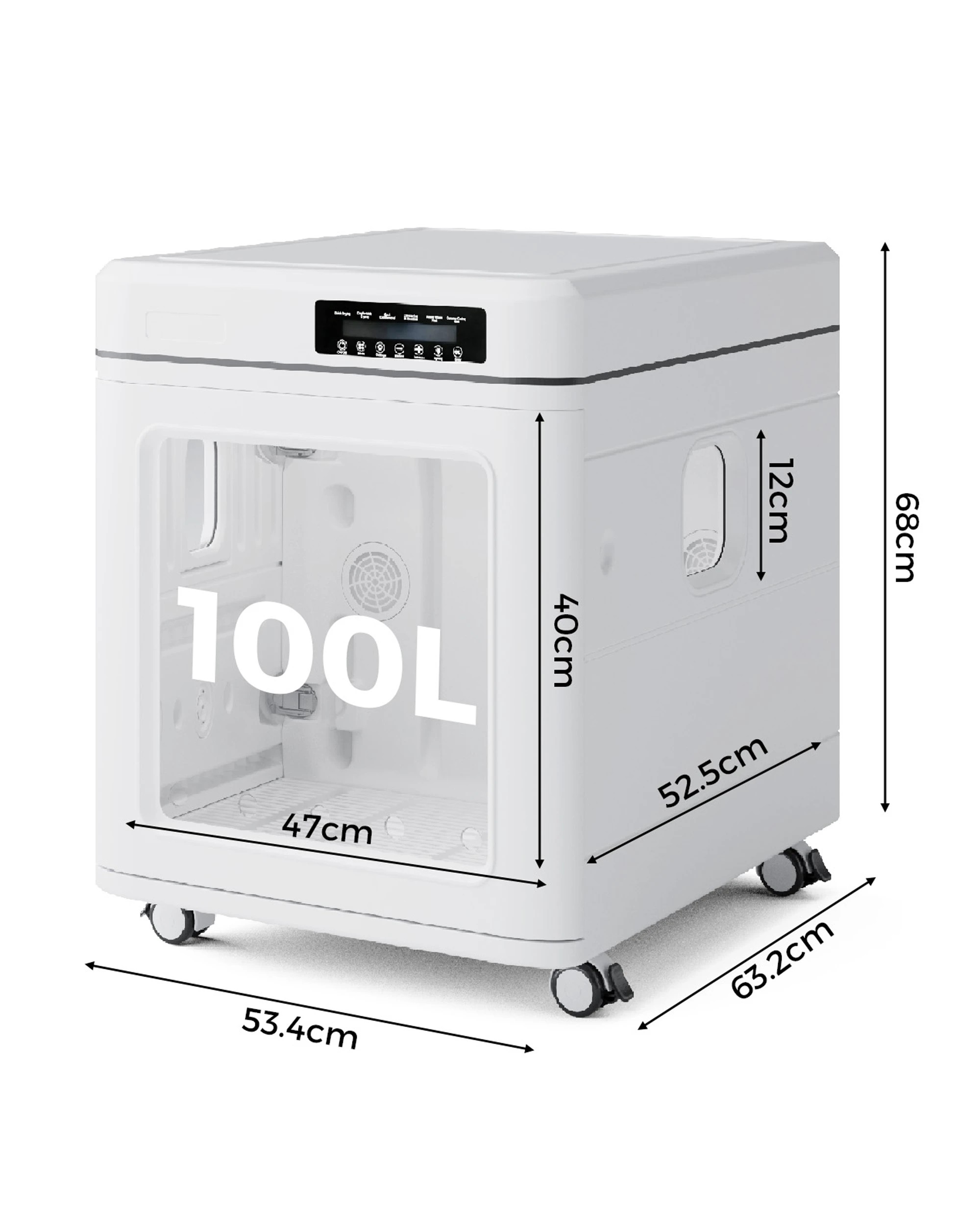 9 Advwin 100L Pet Dryer Box Foldable Pet Hair Dryer, 9 of 9