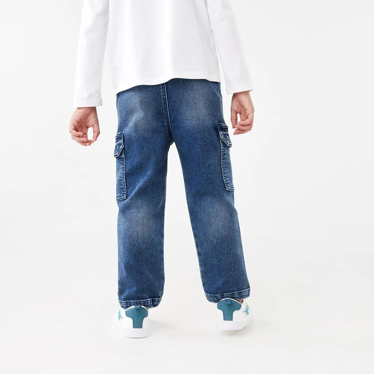 2 Denim Cargo Pants DARK WASH, 2 of 9
