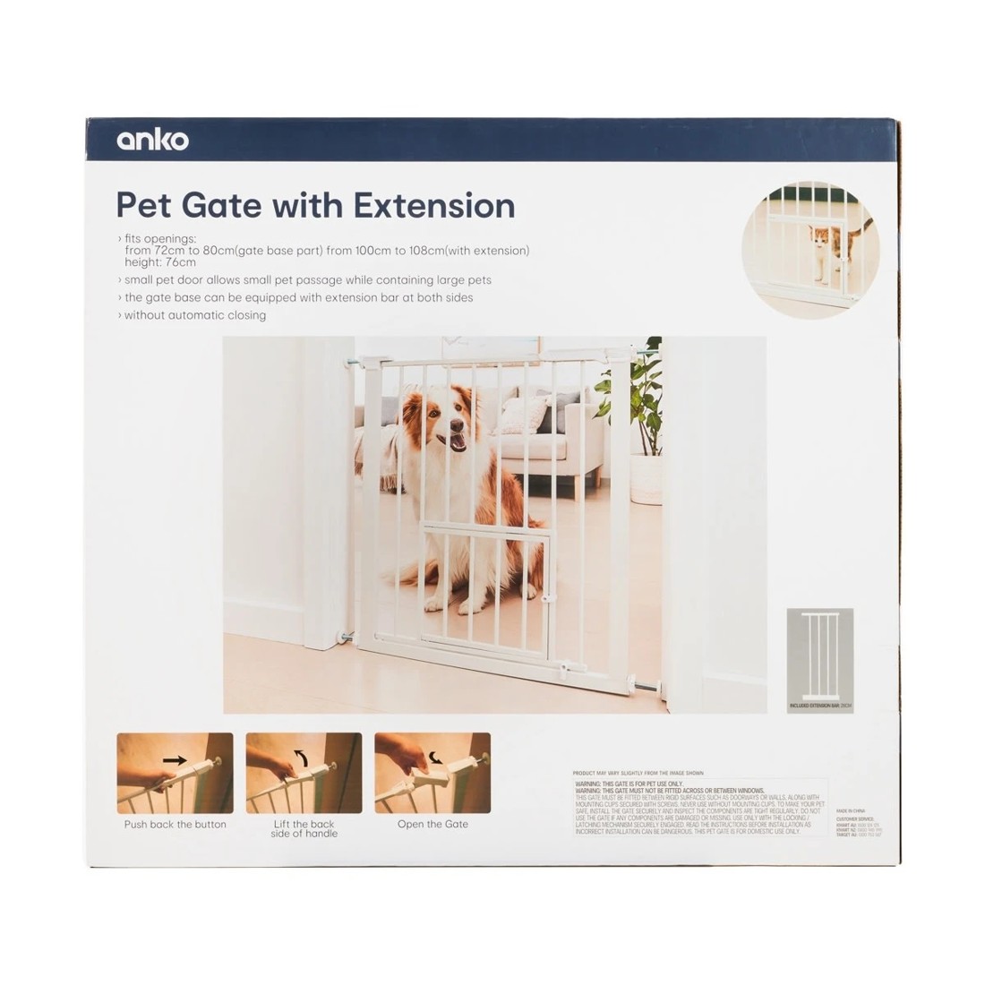 10 Pet Gate with Extension, 10 of 10