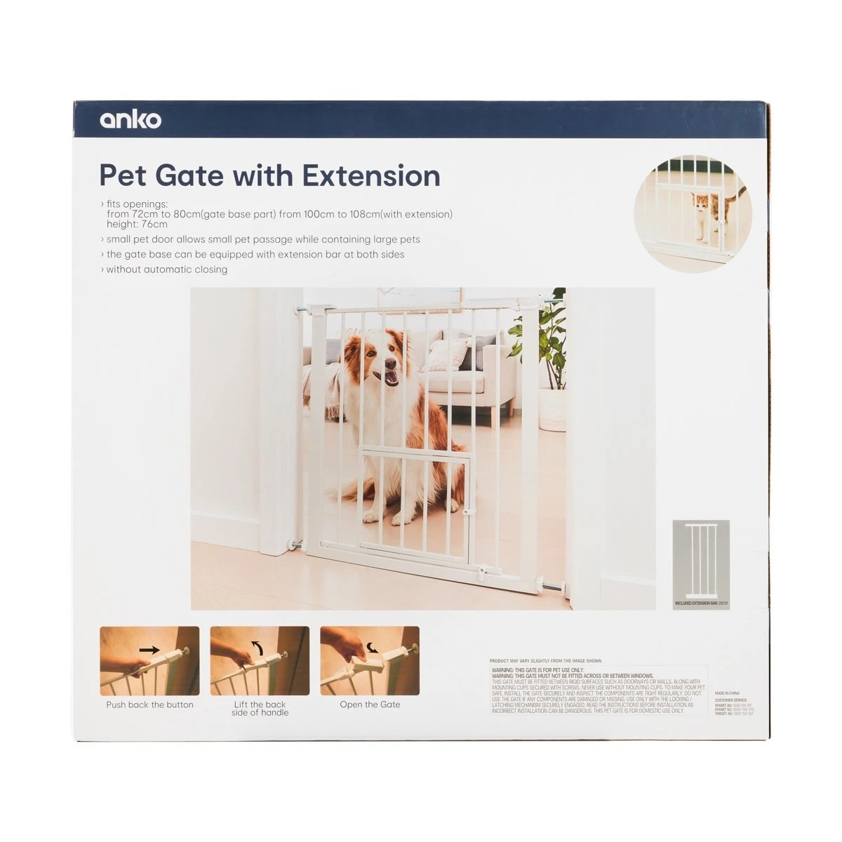 10 Pet Gate with Extension, 10 of 10