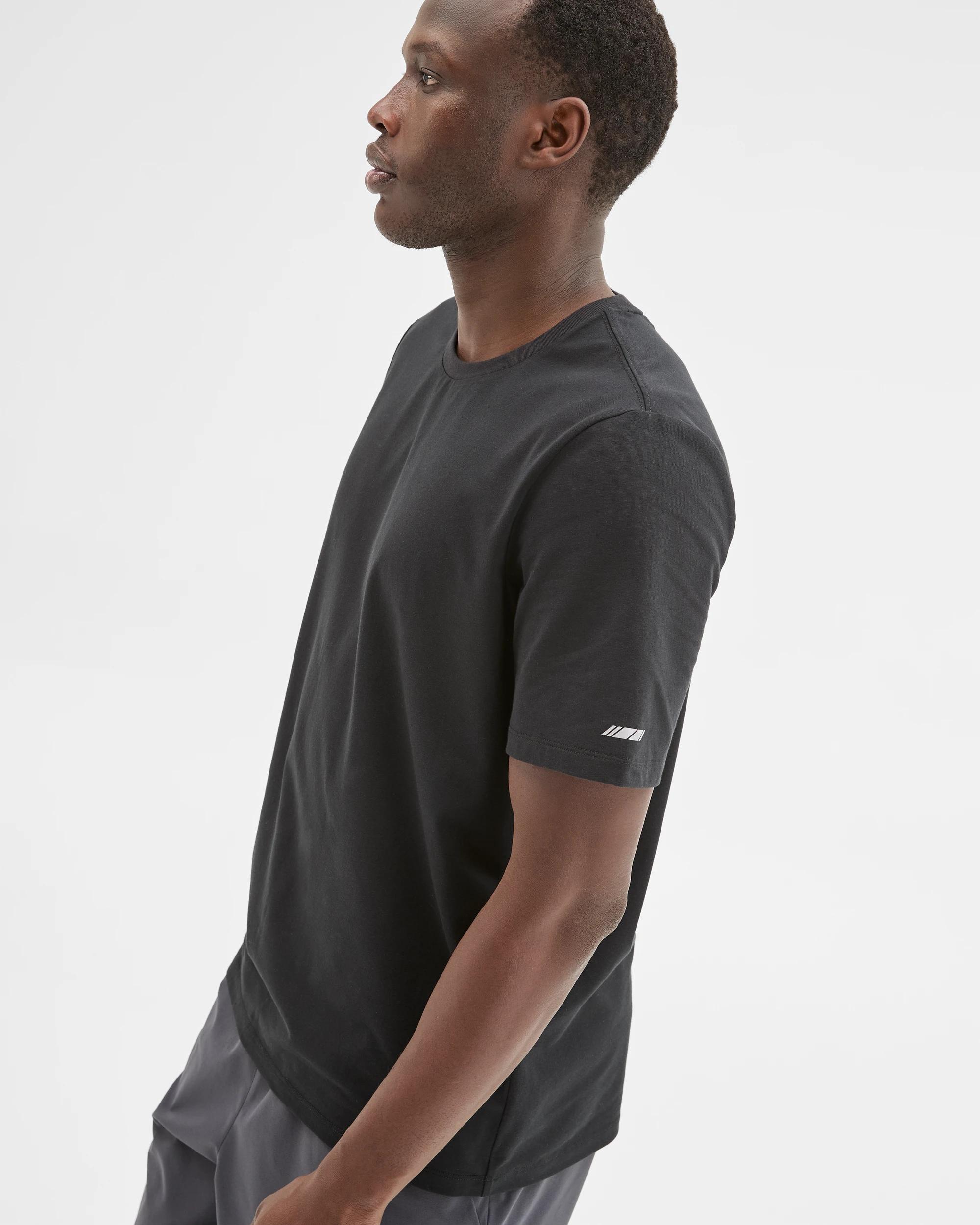 3 Target Active Australian Cotton Blend Active Training T-Shirt BLACK, 3 of 6