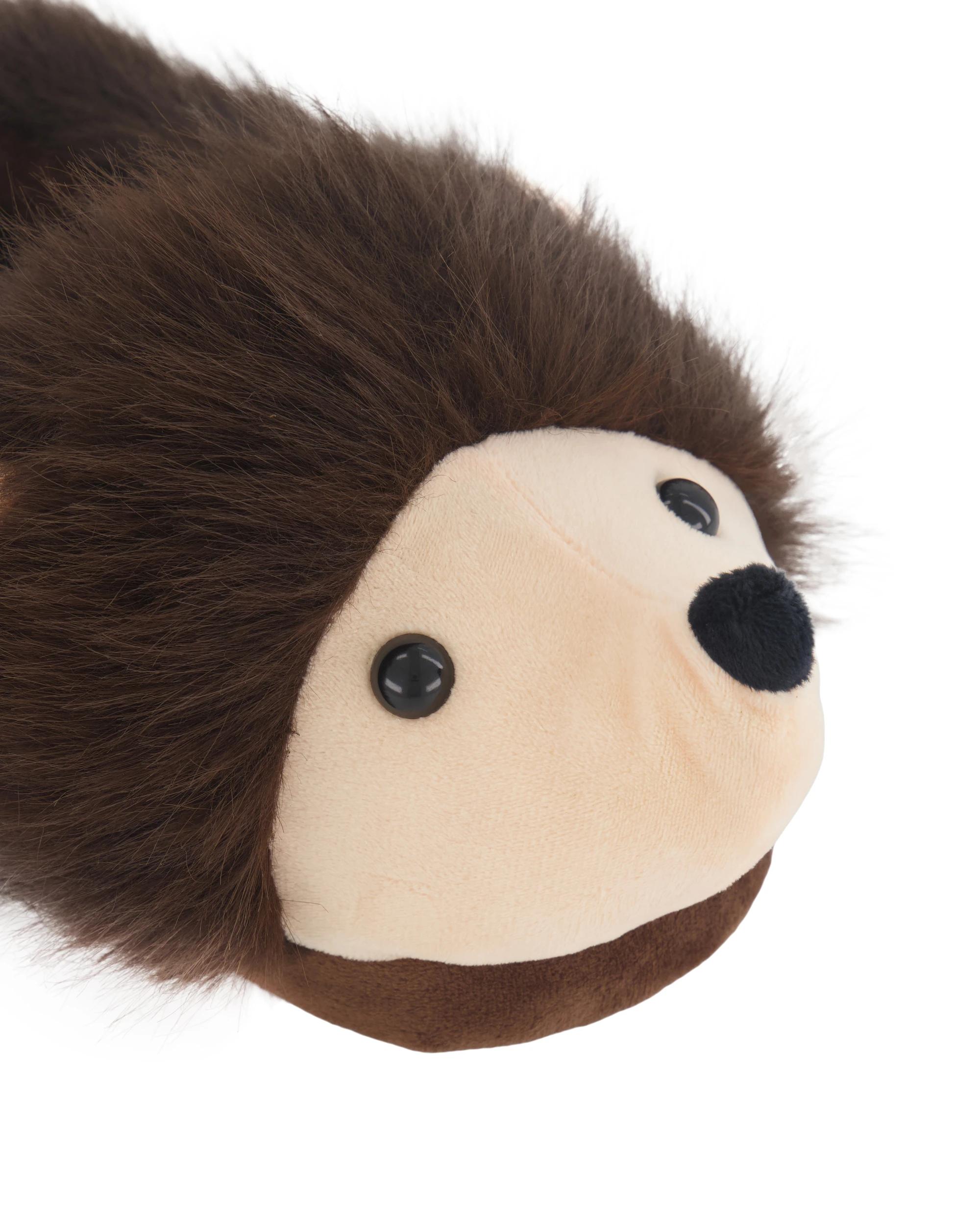 3 Novelty Animal Slippers Brown, 3 of 3