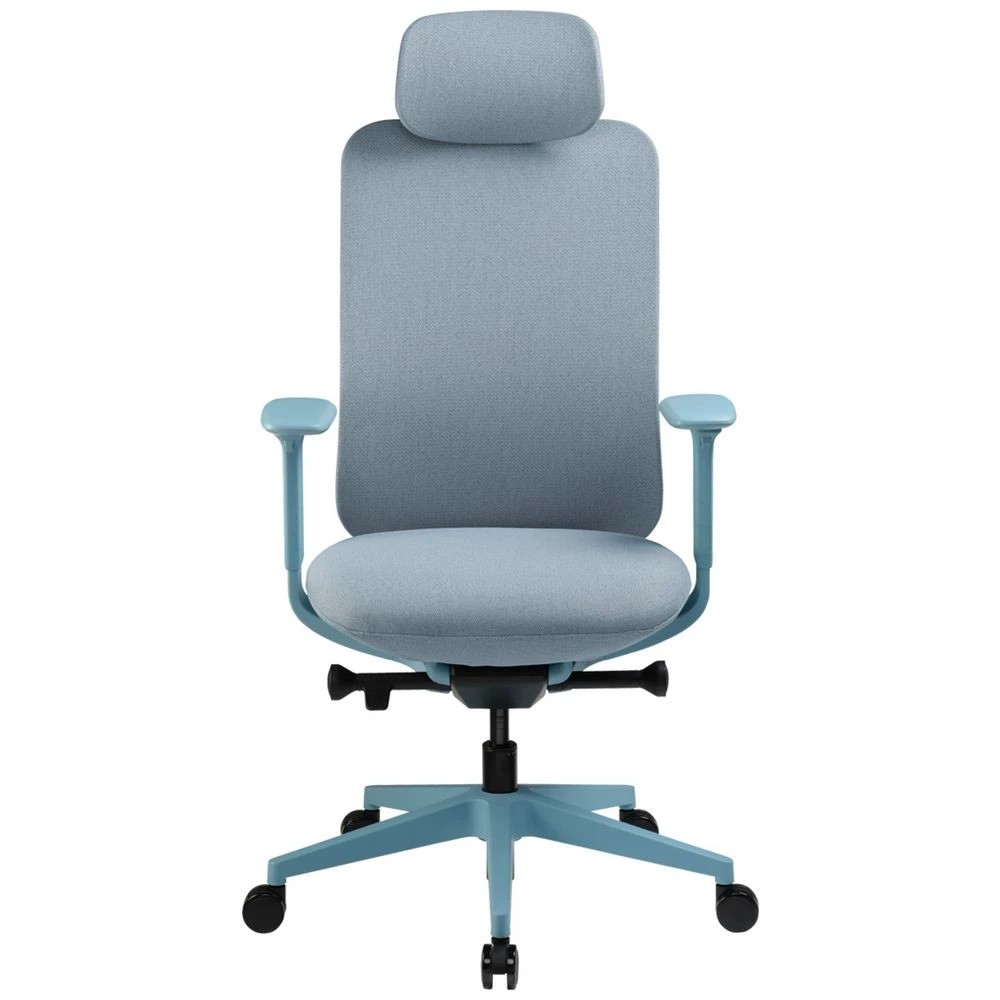 3 Pago Electra Office Chair with Headrest Blue Ergonomic Chairs and Desk Chairs, 3 of 10
