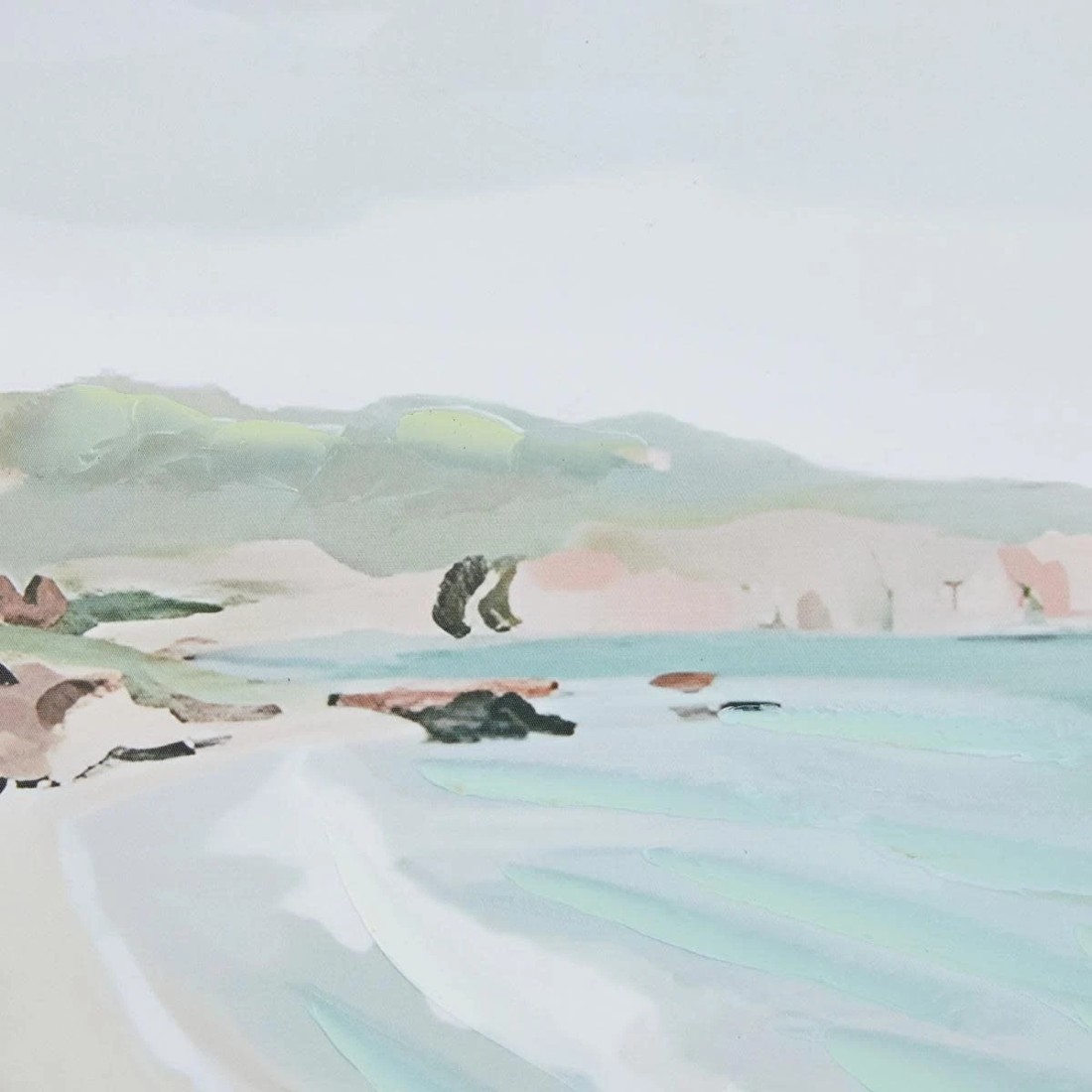 3 Calm Coastal Framed Canvas - 80cm x 80cm, 3 of 4