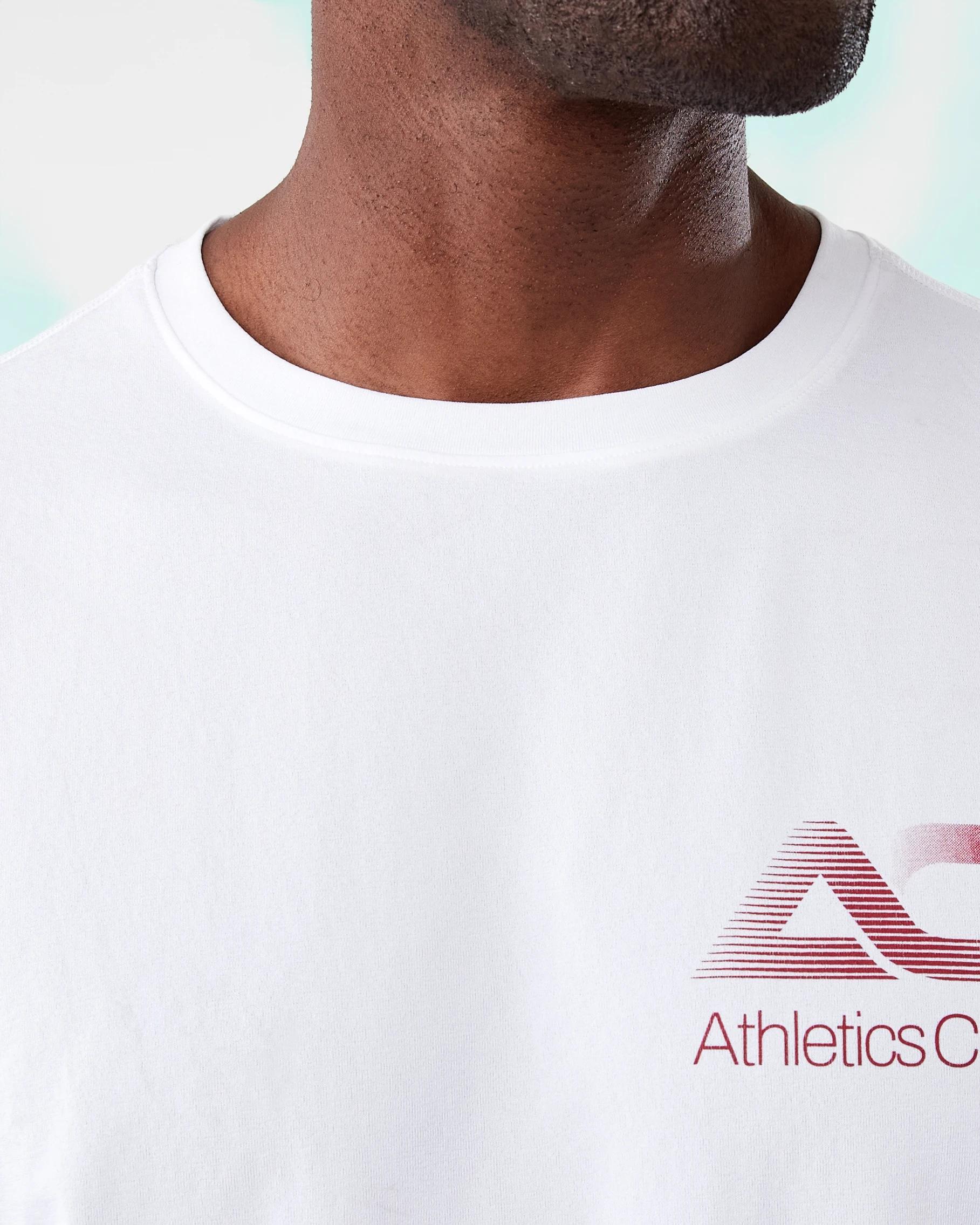 5 Active Mens Oversized Graphic T-shirt White, 5 of 7