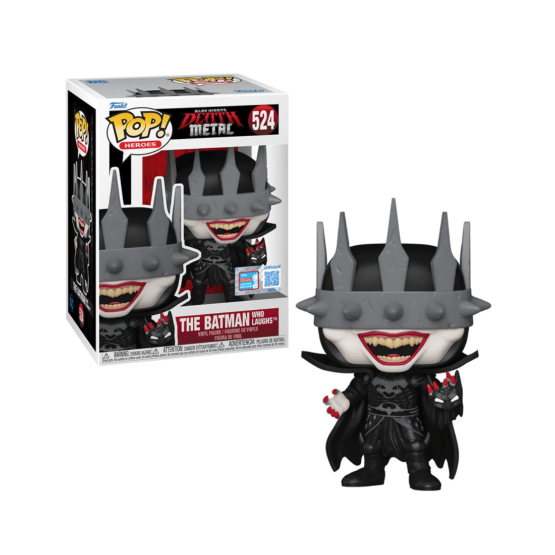 1 Funko Dark Nights: Death Metal The Batman Who Laughs NYCC Limited Edition Funko POP! Vinyl, 1 of 1