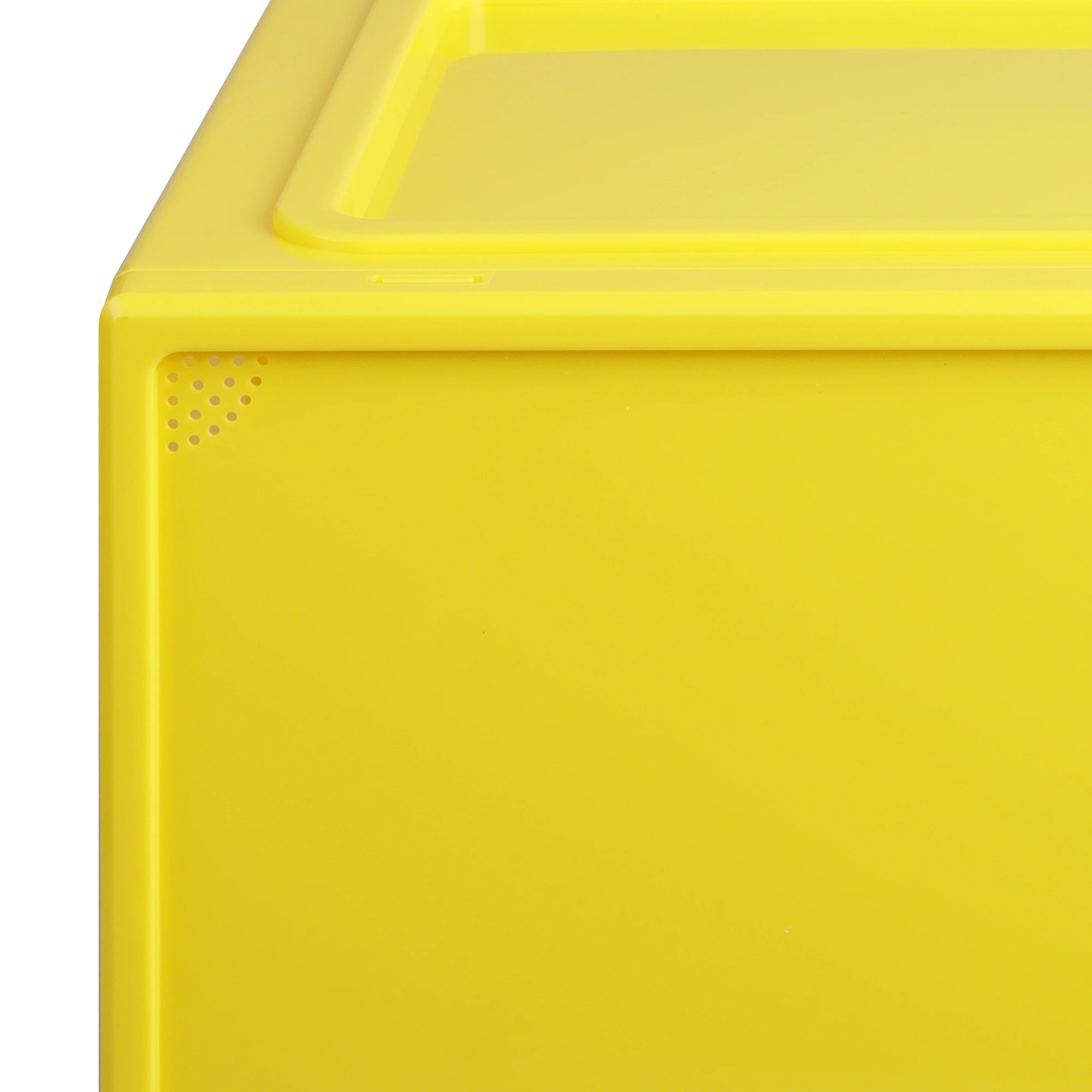 4 Traderight 6PCS Storage Box Stackable - Yellow, 4 of 7