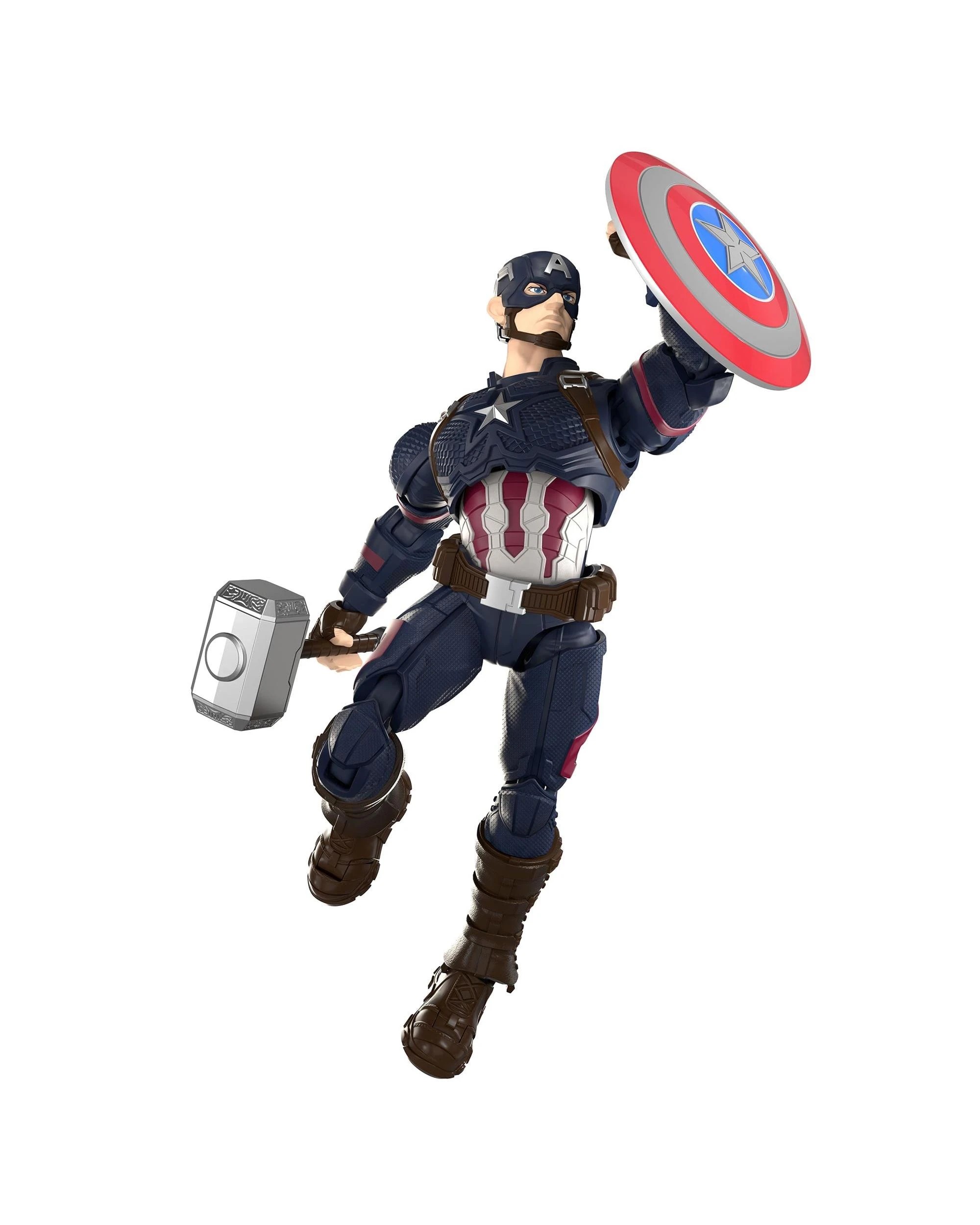 3 Blokees Marvel Hero Champion Class Captain America Model Kit, 3 of 8