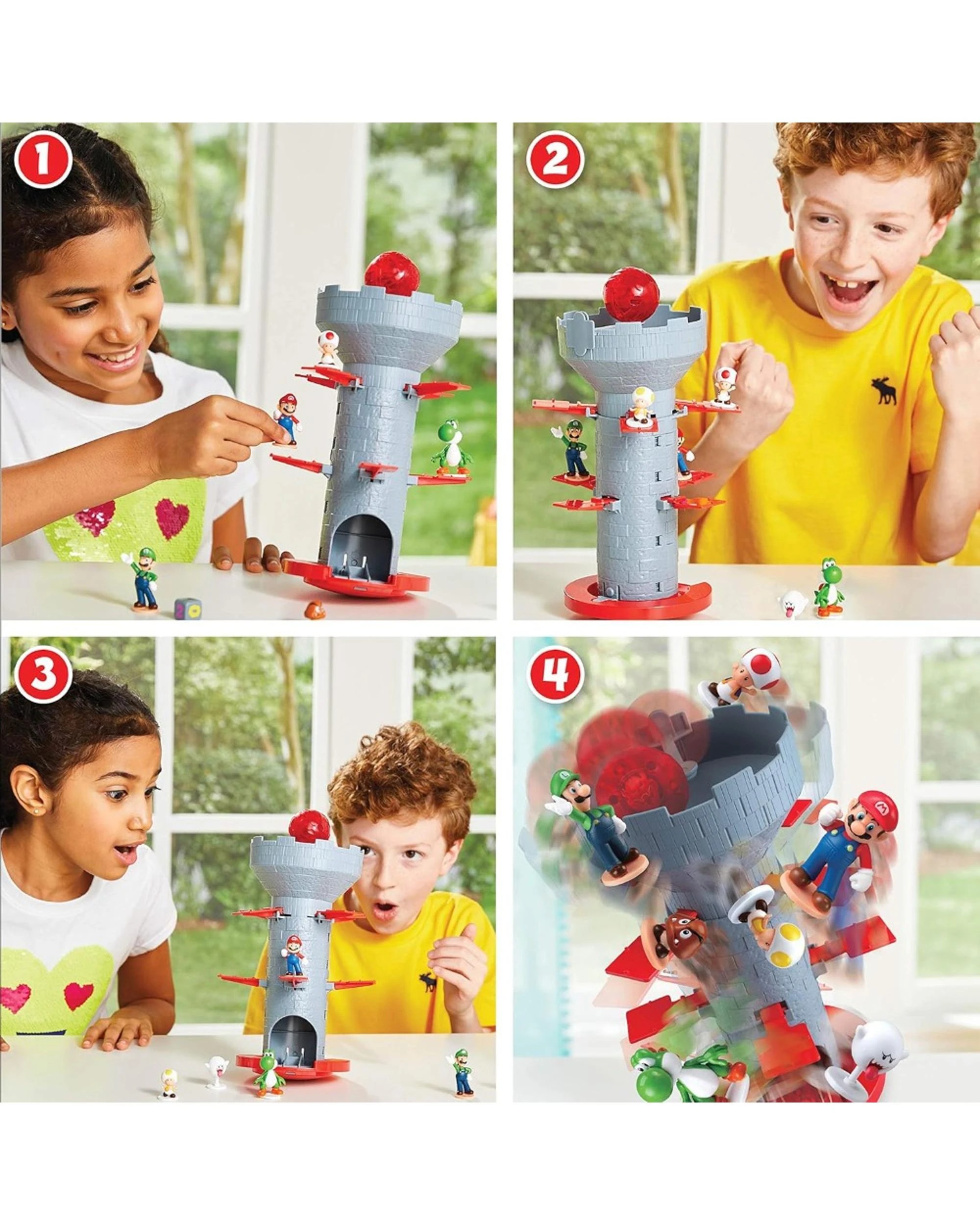 5 Super Mario Blow Up! Shaky Tower Board Game, 5 of 5