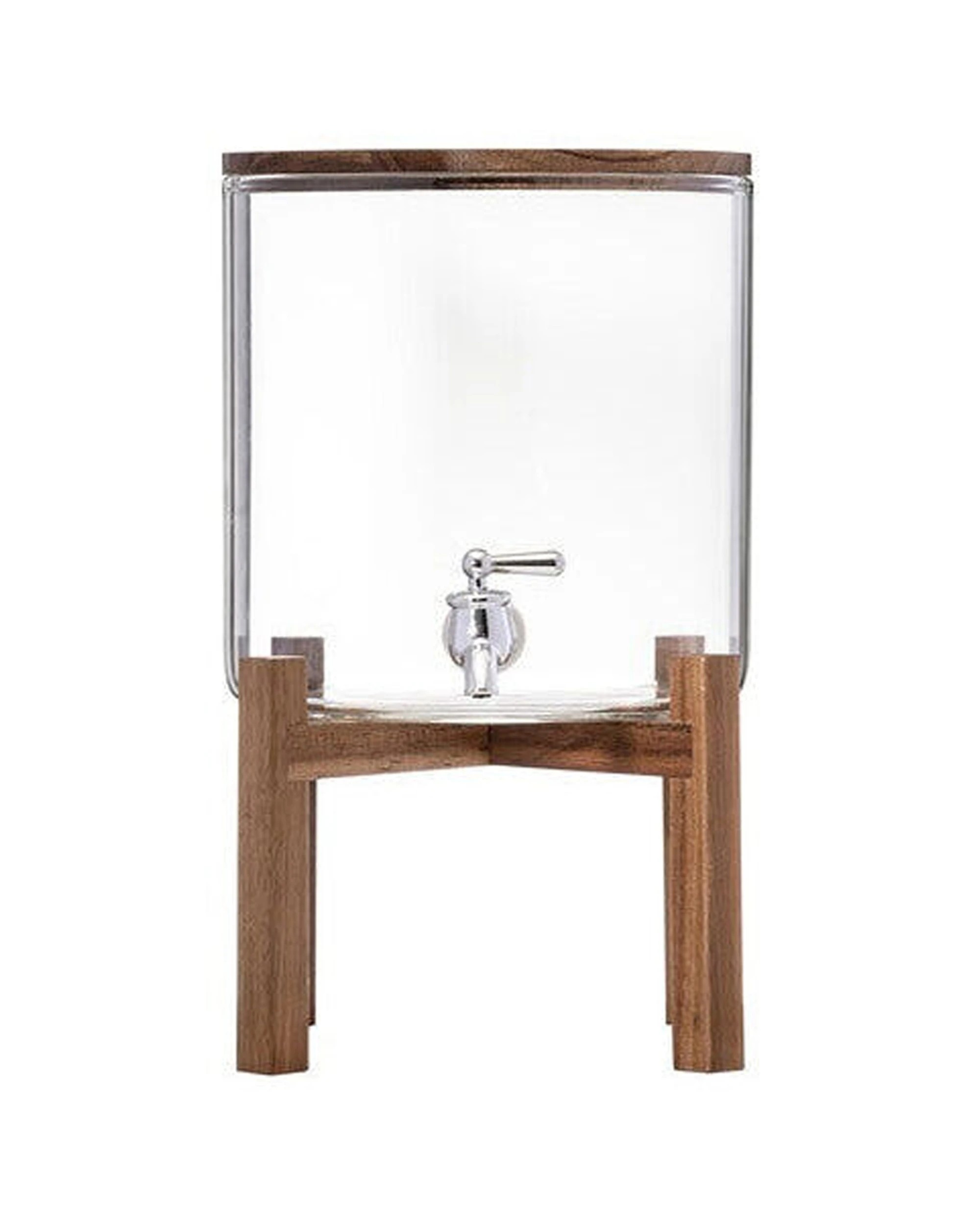 2 LADELLE Gather 5L Glass Jug With Acacia Timber Lid - Borosilicate Dispenser
 - multi, 2 of 5