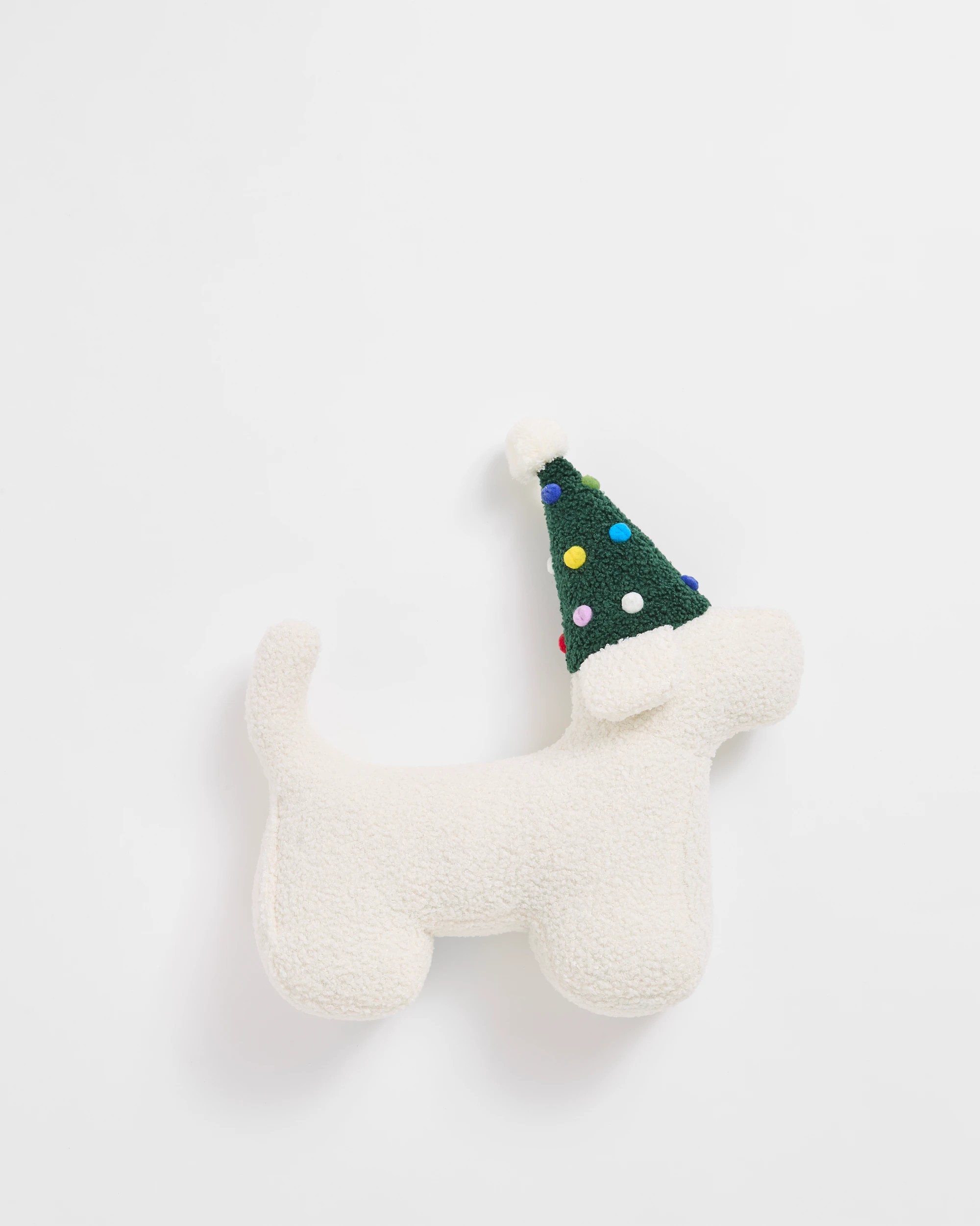 1 Target Christmas Dog Cushion - White, 1 of 3