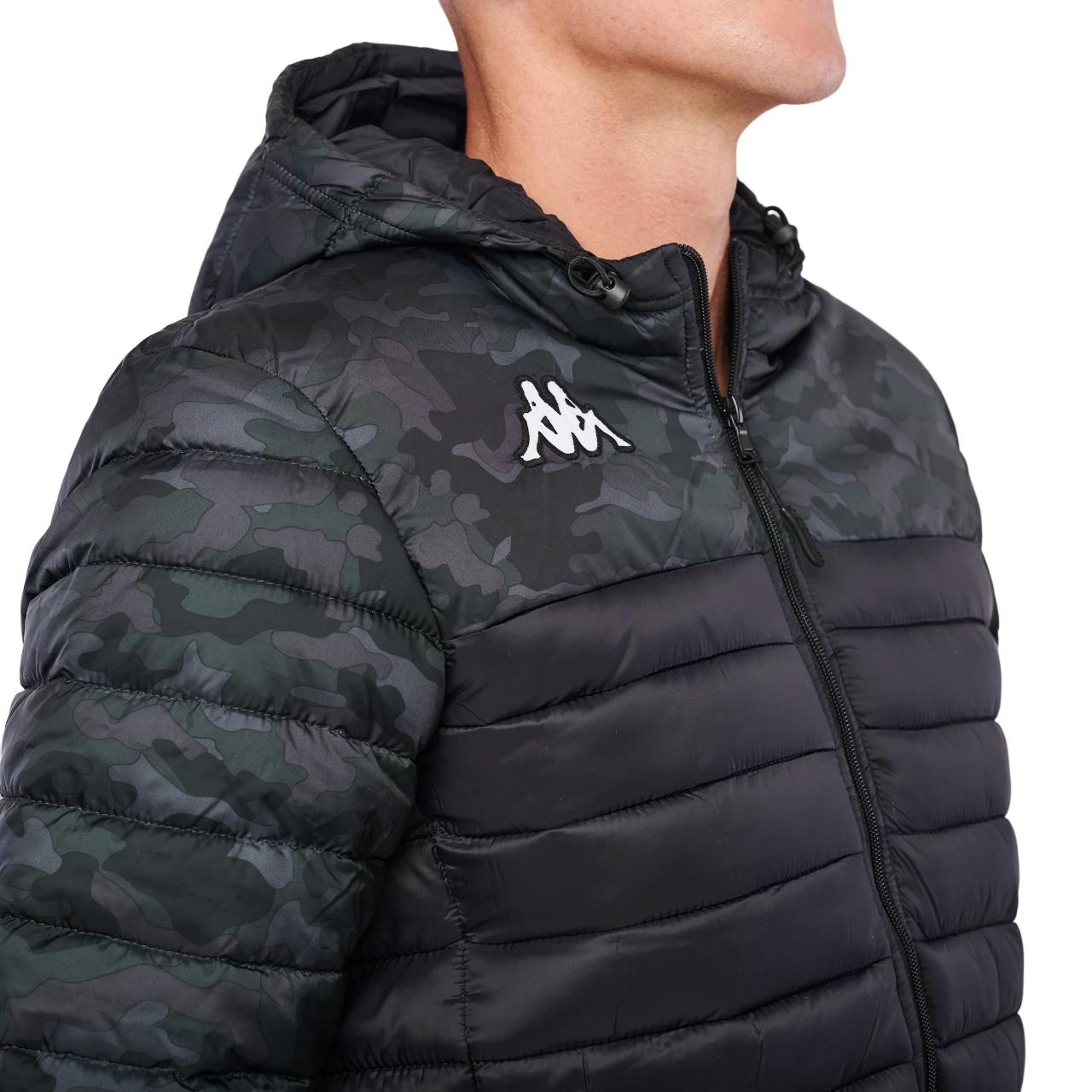 4 Kappa Mens Training Lamezio Black Camouflage Peformance Jacket BLACK CAMOUFLAGE, 4 of 6