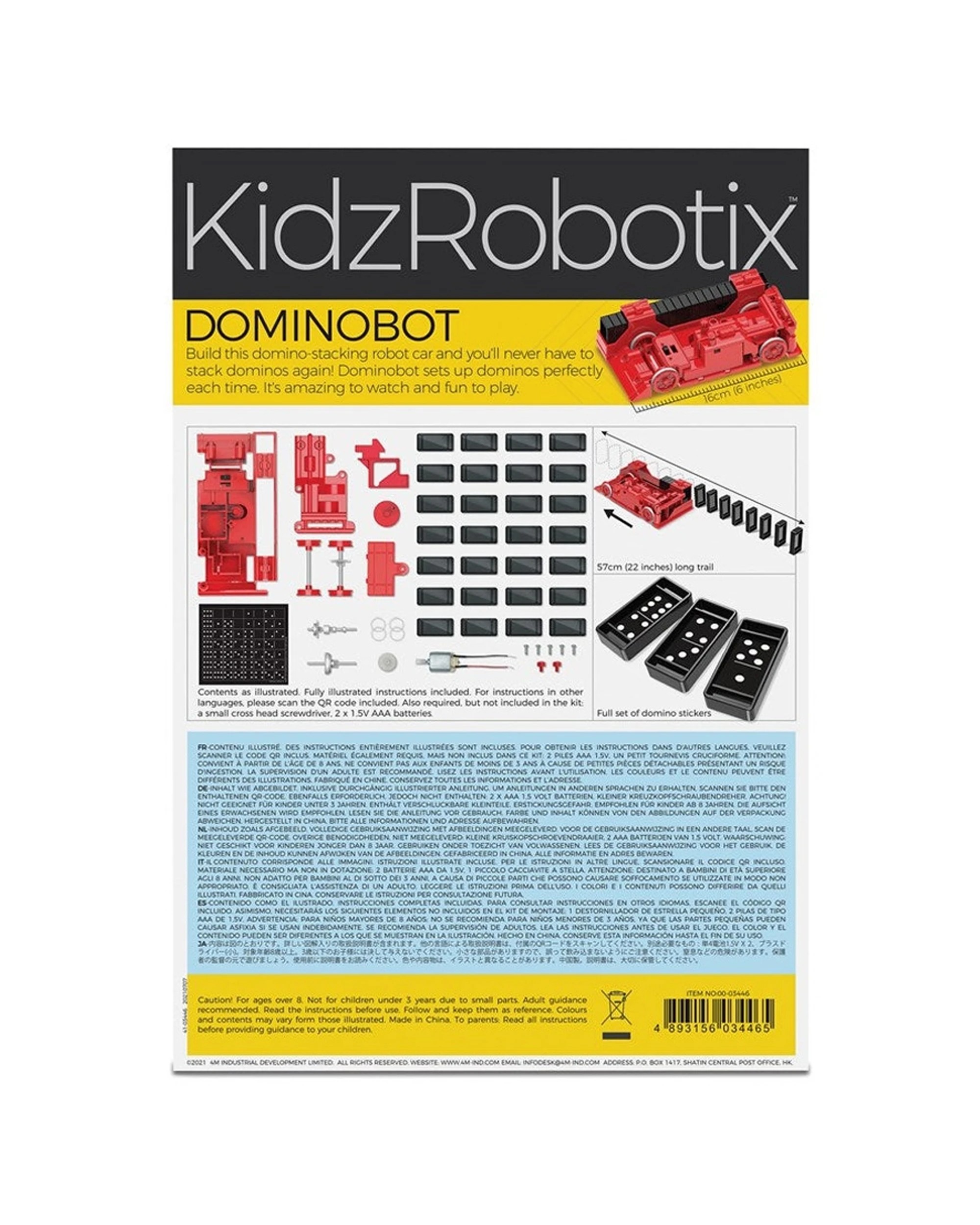 2 4M KidzRobotix Dominobot Stacking Robot Car Build Play Kids Learning Toy, 2 of 3