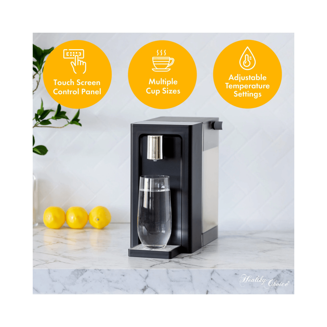 6 Healthy Choice Instant Hot Water Dispenser 3L - One-Touch Operation with Adjustable Temperature &amp; Cup Sizes, 6 of 9