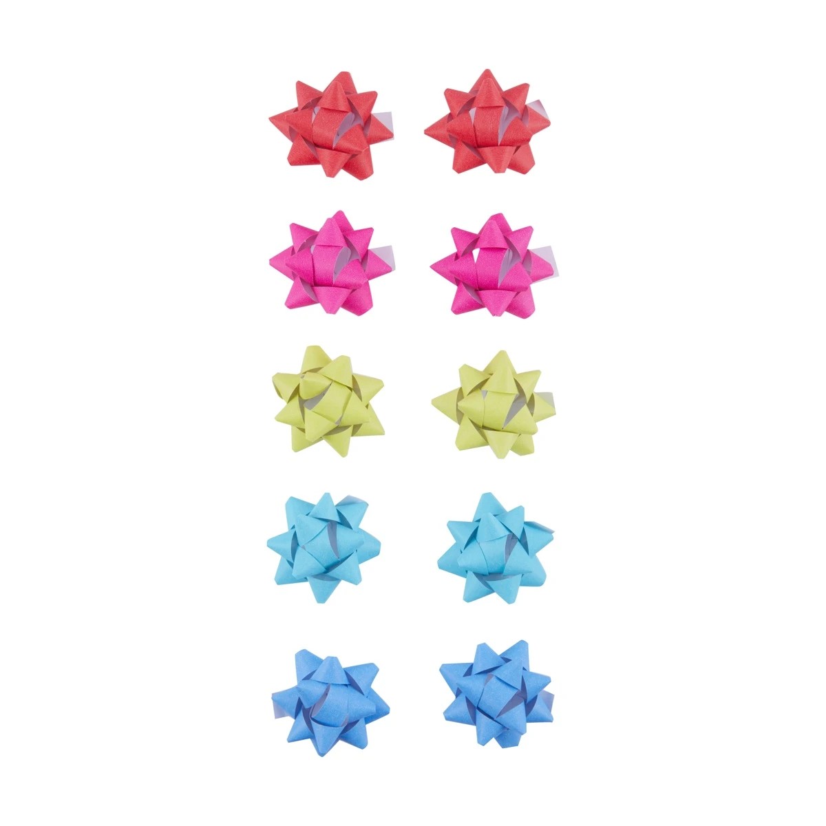 2 10 Piece Mini Paper Bows - Brights, 2 of 8