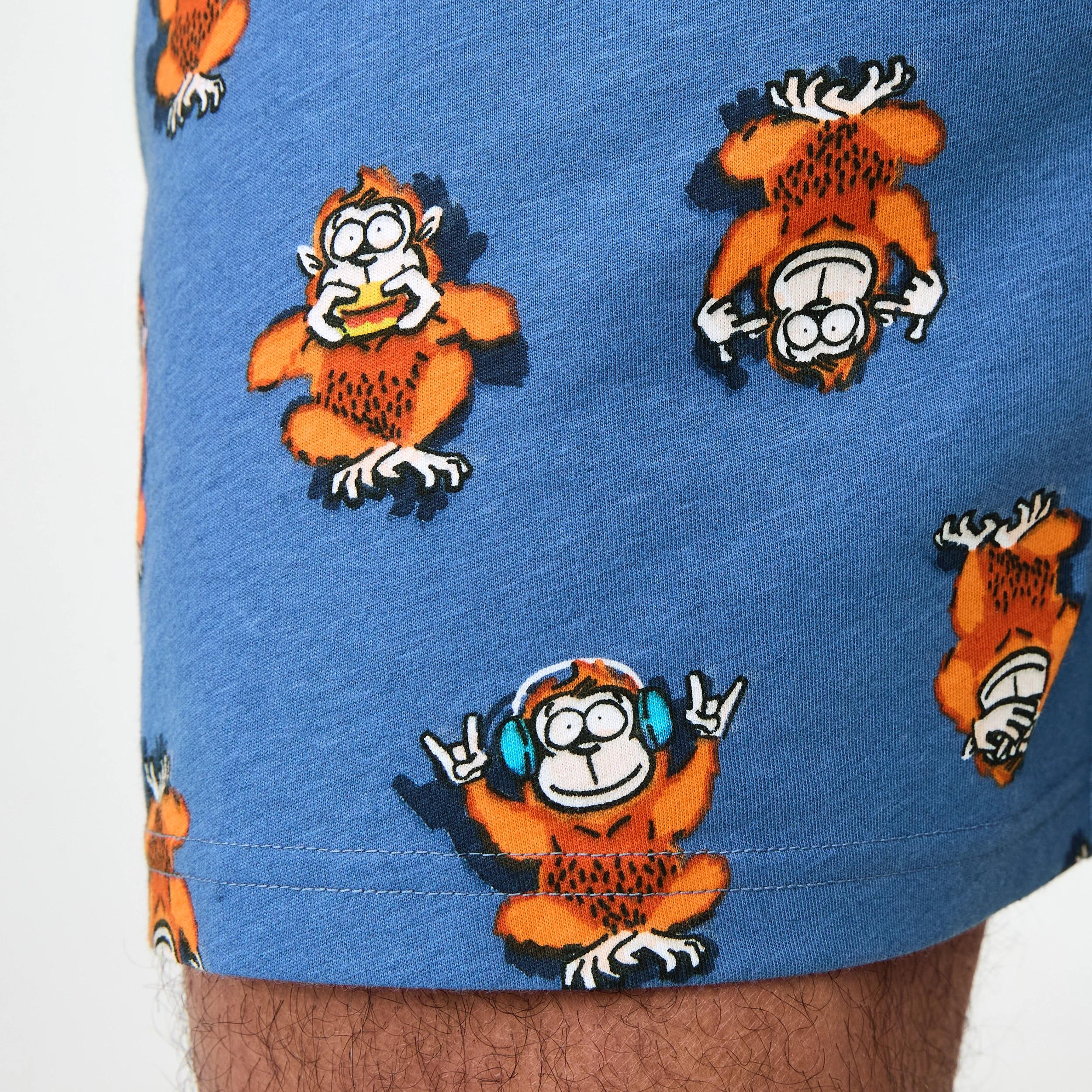 5 Printed Jersey Boxers MONKEY SEE, 5 of 5