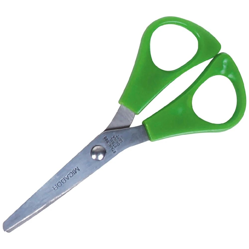 1 Micador Left Hand Scissors 130mm Green, 1 of 1