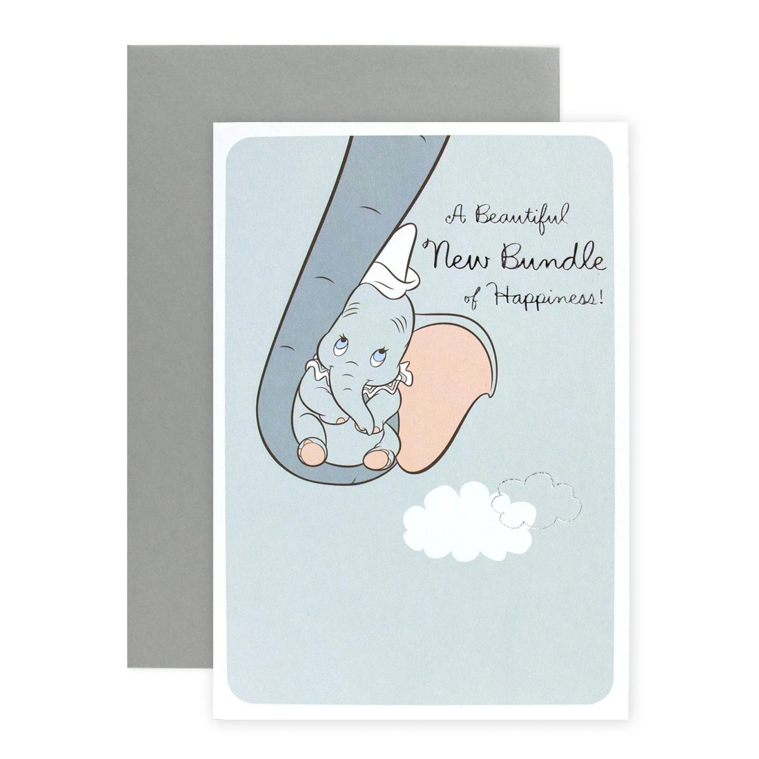 1 Connections from Hallmark Disney Dumbo New Baby Card - New Bundle, 1 of 3