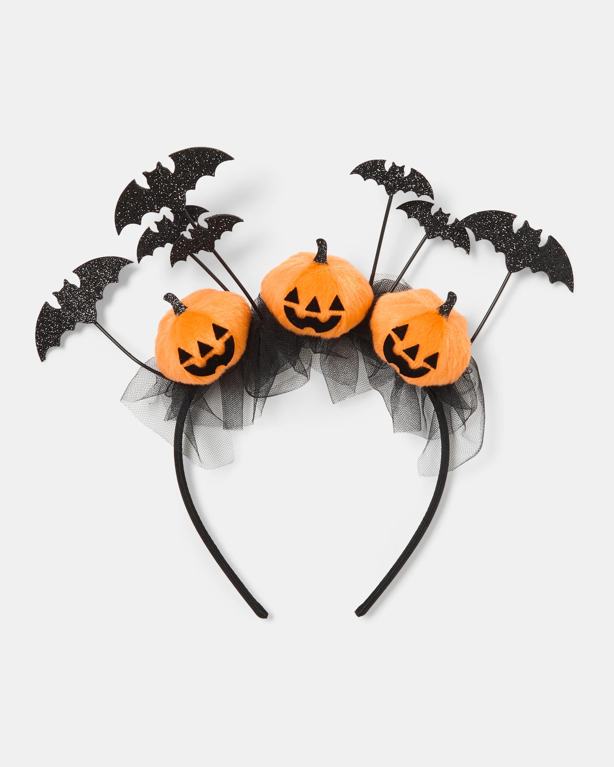 3 Halloween Bat Headband - Black and Orange BLACK, 3 of 4