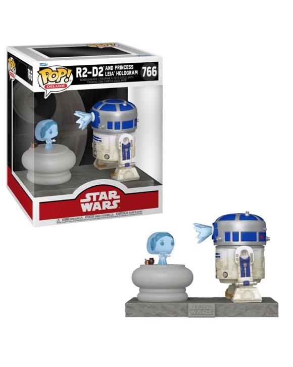Funko Star Wars R2-D2 and Princess Leia Hologram Deluxe Funko POP! Vinyl