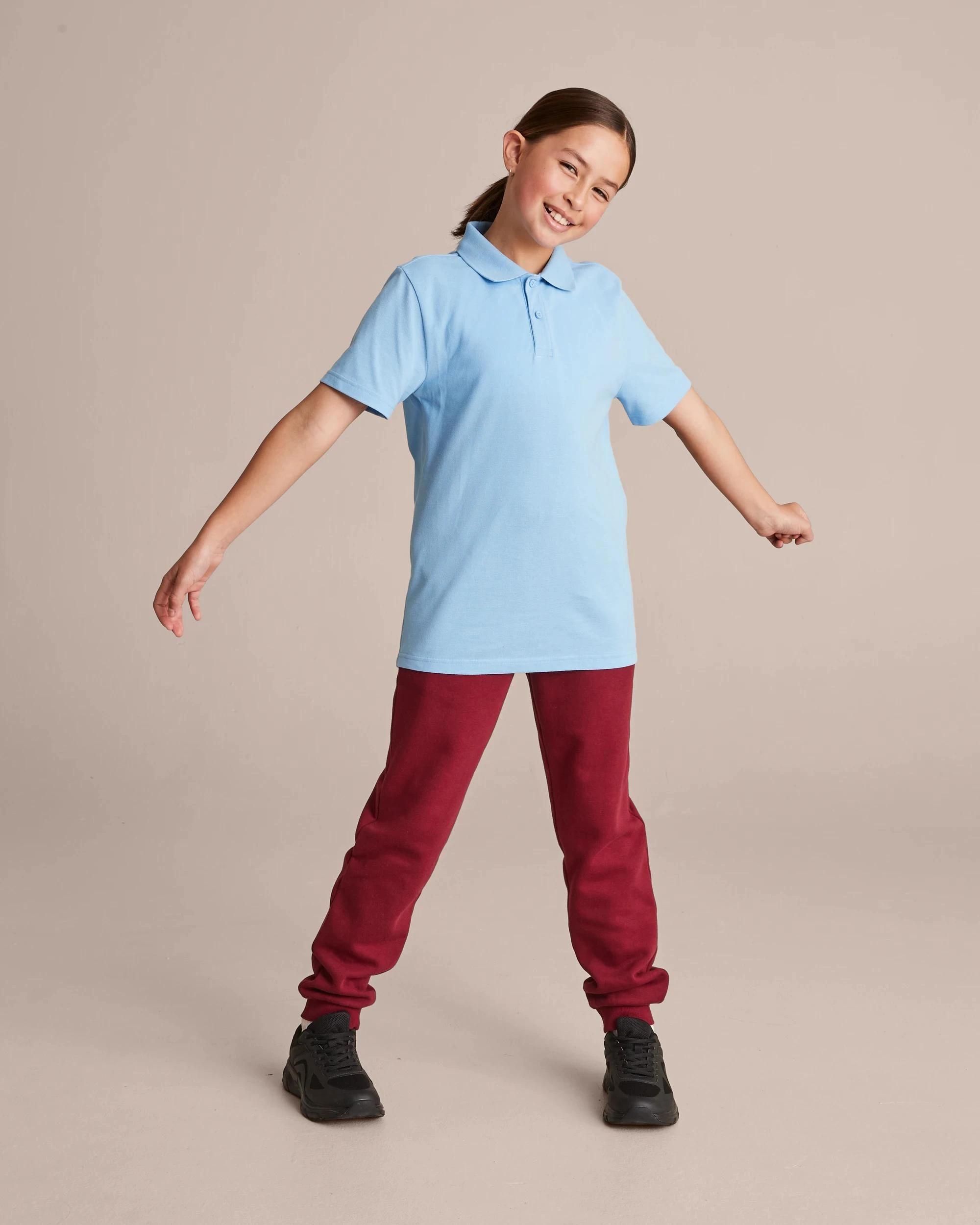 6 Target Short Sleeve School Polos LIGHT BLUE, 6 of 10