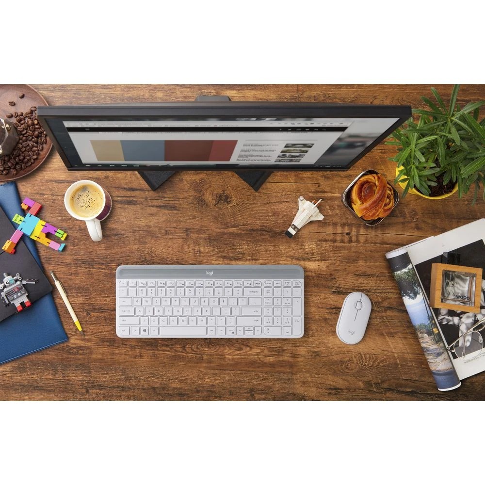 8 Logitech MK470 Wireless Mouse and Keyboard Combo White, 8 of 8